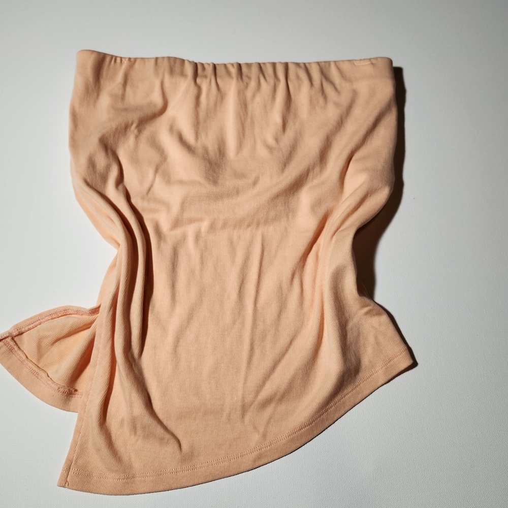 We The Free Peach Strapless Tube Top